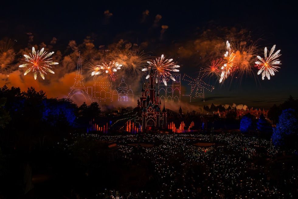 Disneyland Paris BASTILLE DAY drones