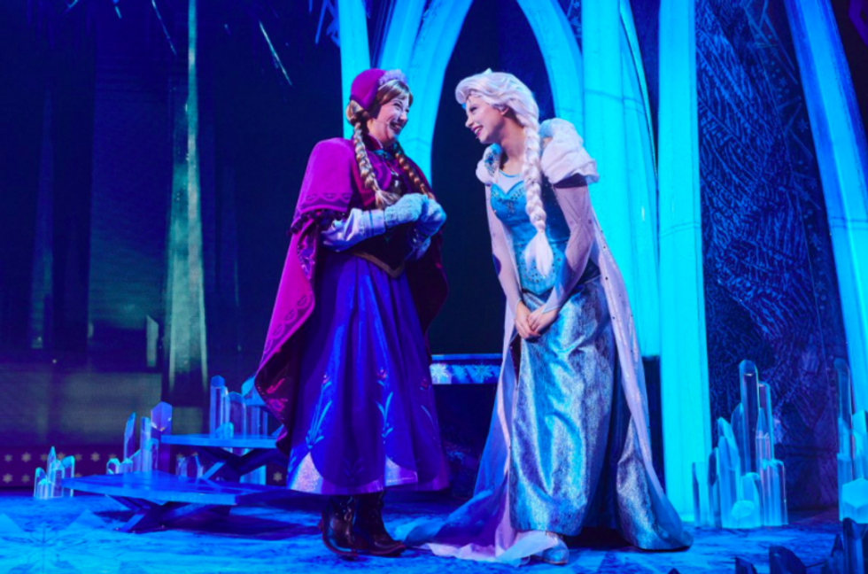 disneyland paris frozen musical invitation