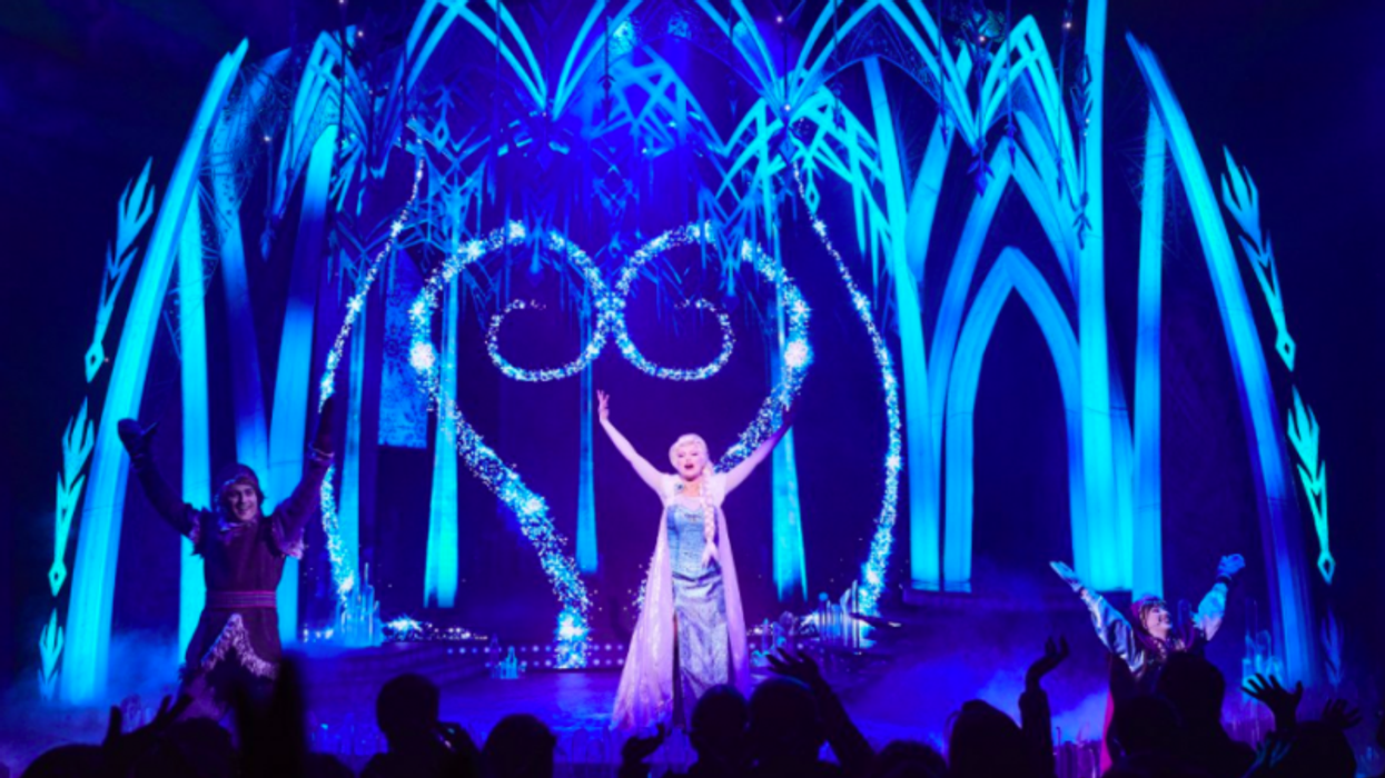 disneyland paris frozen musical invitation