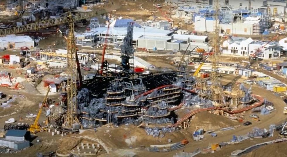 Disneyland Paris under construction tracy eck