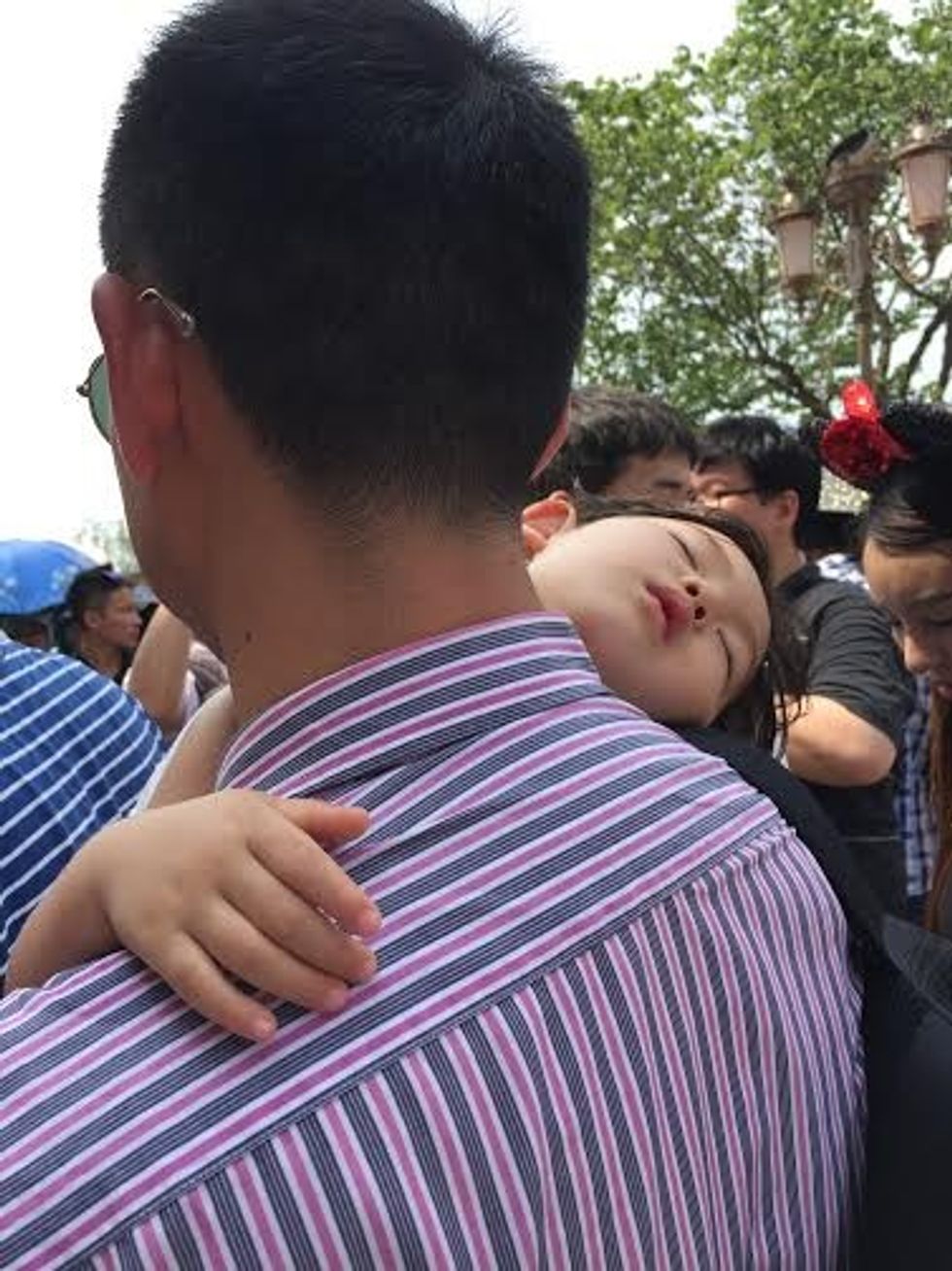 Disneyland Shanghai Tired