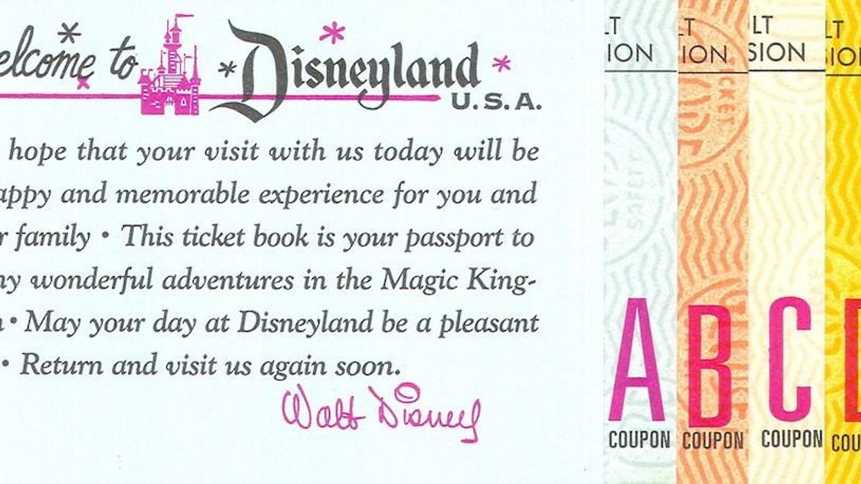Disneyland-Vintage-Ticket-Book
