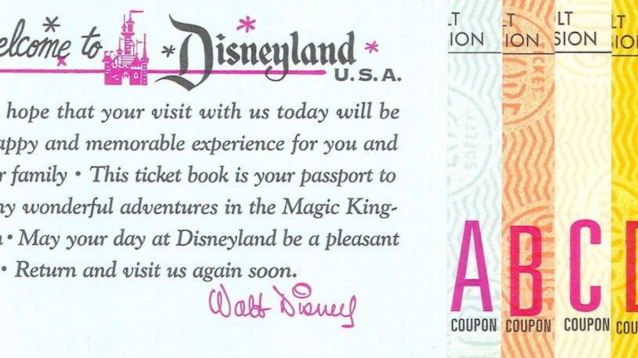 Disneyland-Vintage-Ticket-Book
