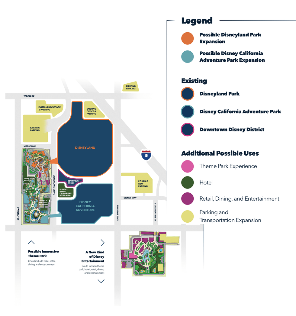 DisneylandForward map