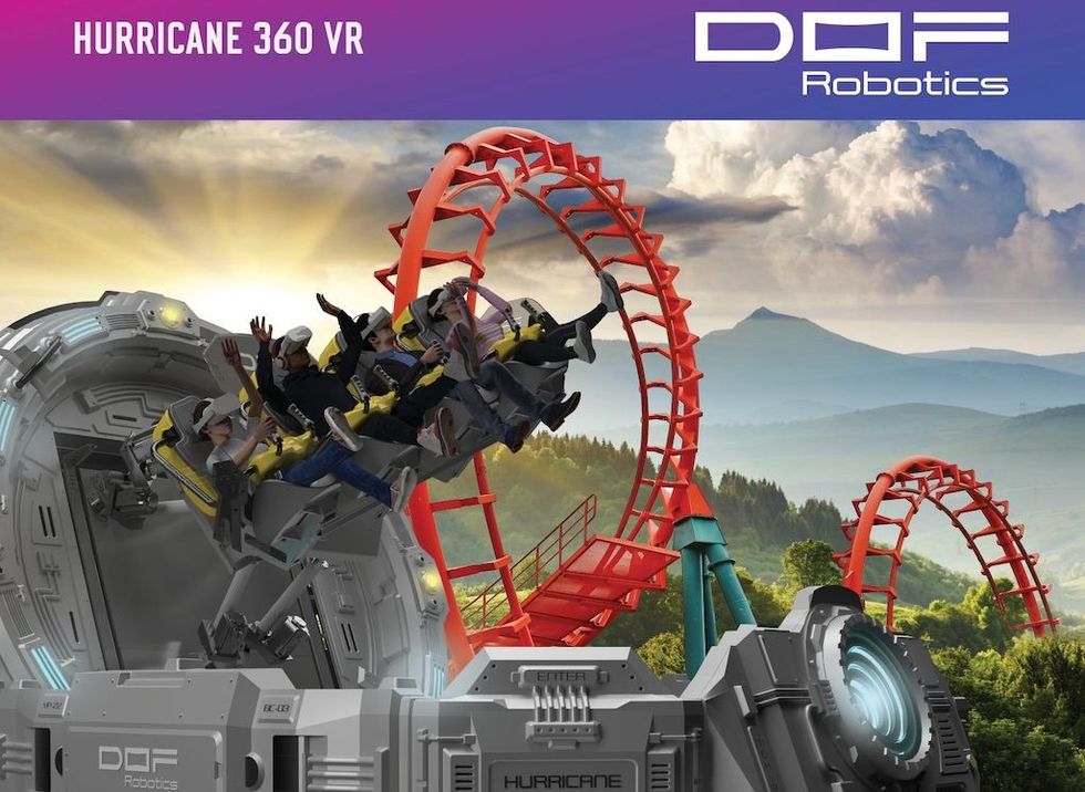 DOF Hurricane 360 VR IAAPA Expo Asia