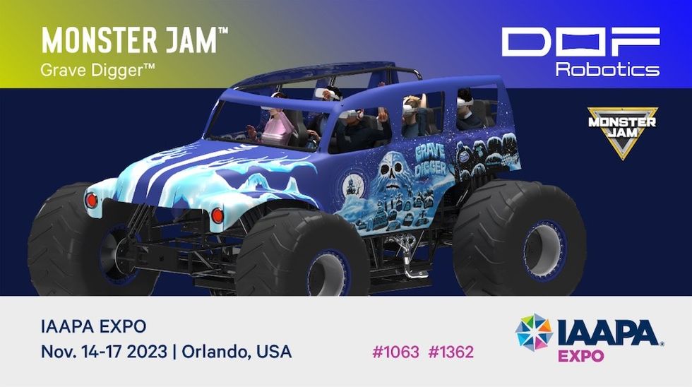 DOF new Monster Jam Grave Digger