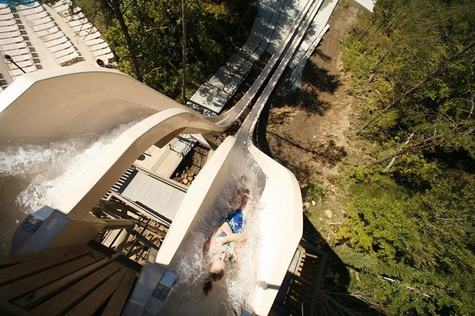 dollywood splash country fire tower view from top