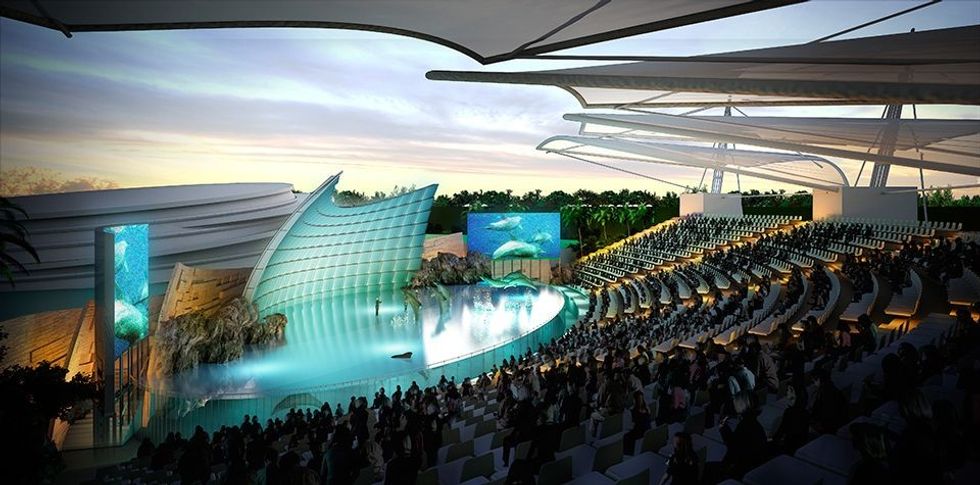 dolphins atlantis sanya HOK rendering kerzner Blooloop