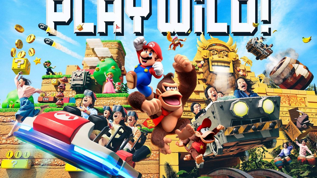 donkey kong super nintendo world universal studios japan new coasters 2024 new themed attractions 2024