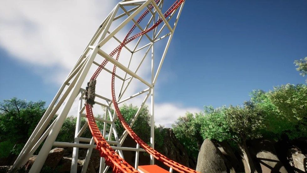 Double Heart Coaster POV
