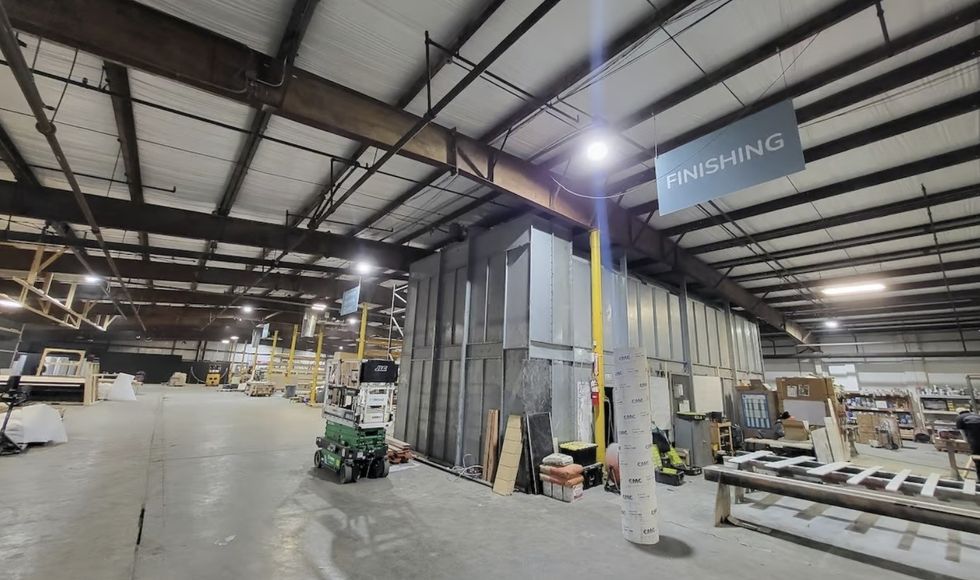 Downtown FabWorks Finishing space