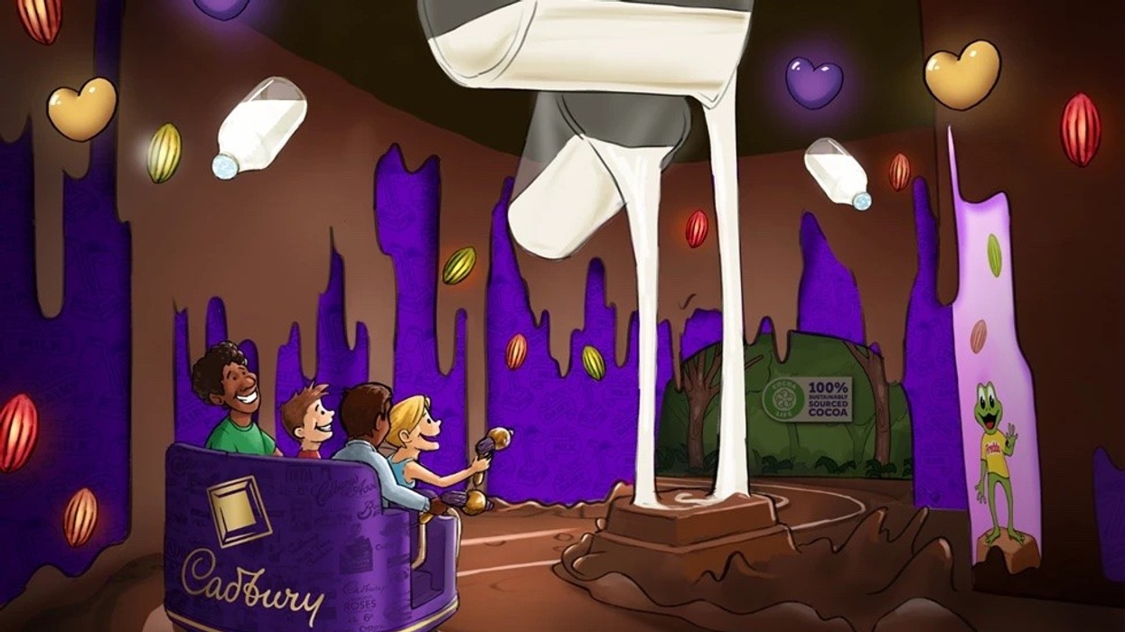 Drawings for media content Cadbury Chocolate Quest