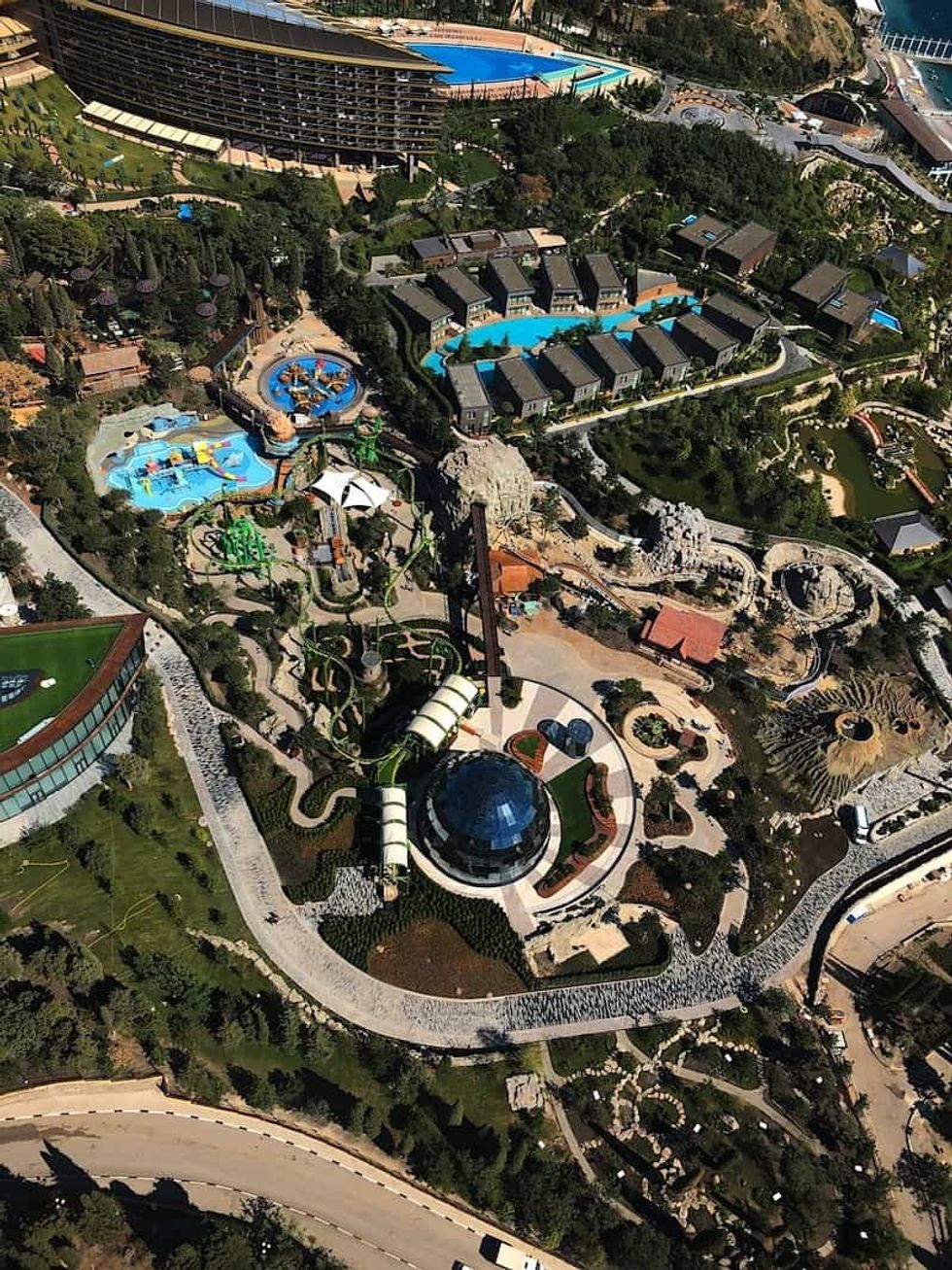 Dreamwood theme park Mriya resort aerial view