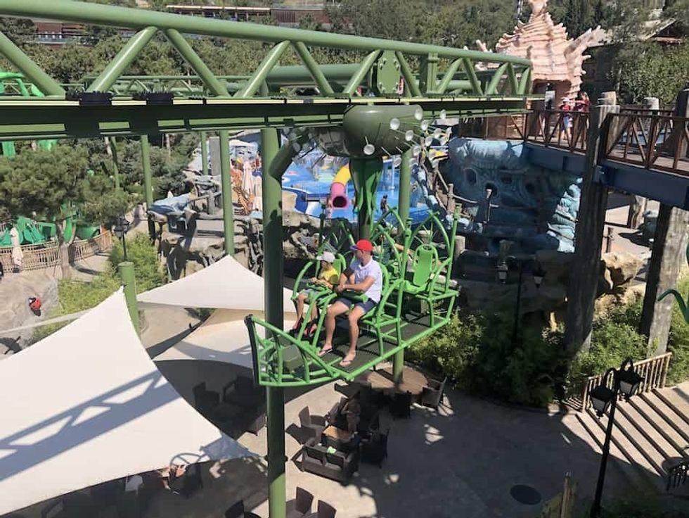 Dreamwood theme park Mriya resort suspended monorail