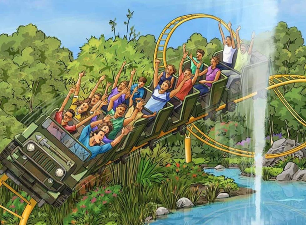 dreamworld jungle rush coaster