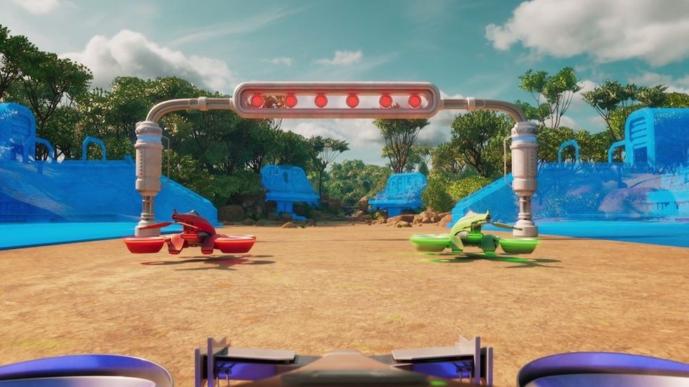 Drone Dash start line