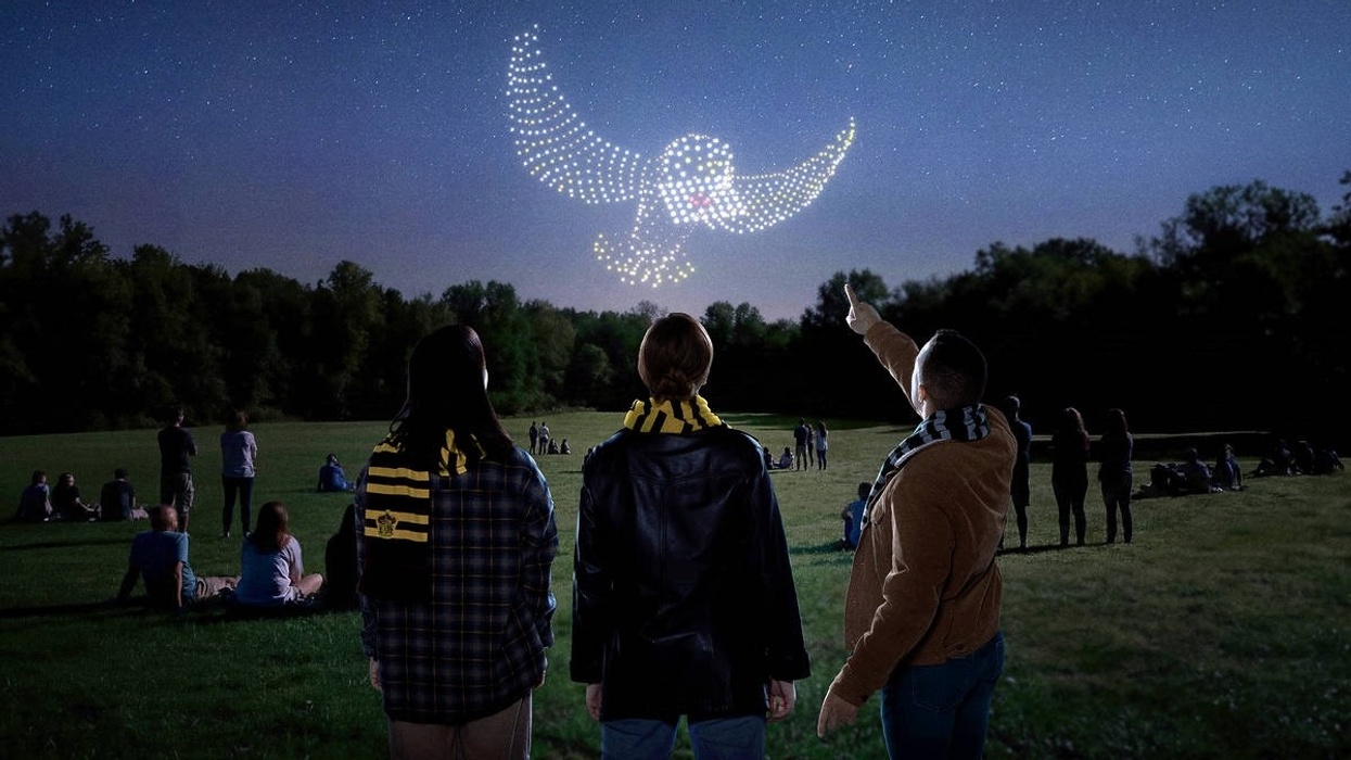 droneart harry potter show