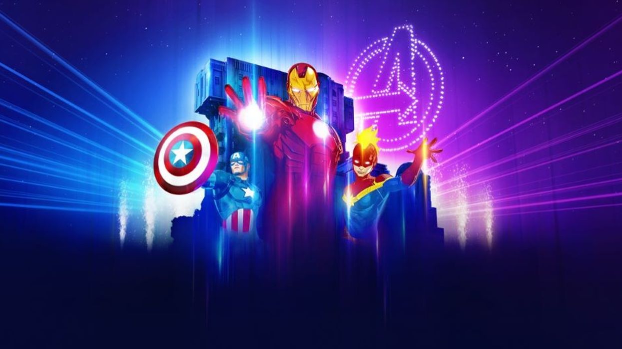 Dronisos Marvel Drone Show Disneyland Paris