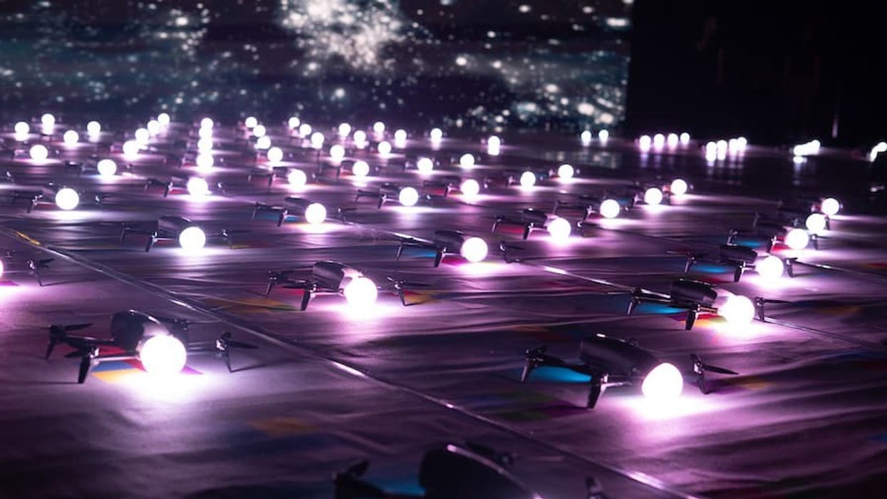 Dronisos record breaking drone show