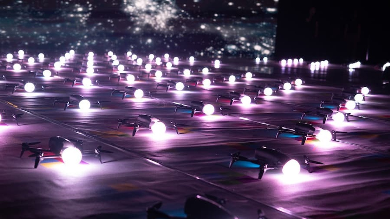 Dronisos record breaking drone show