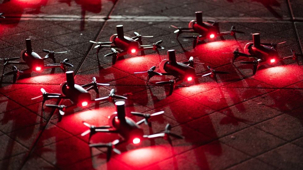 Dronisos red drones
