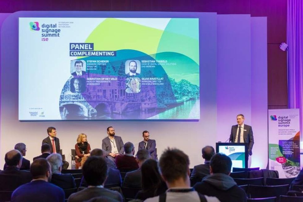 DSS Europe panel Digital Signage Summit