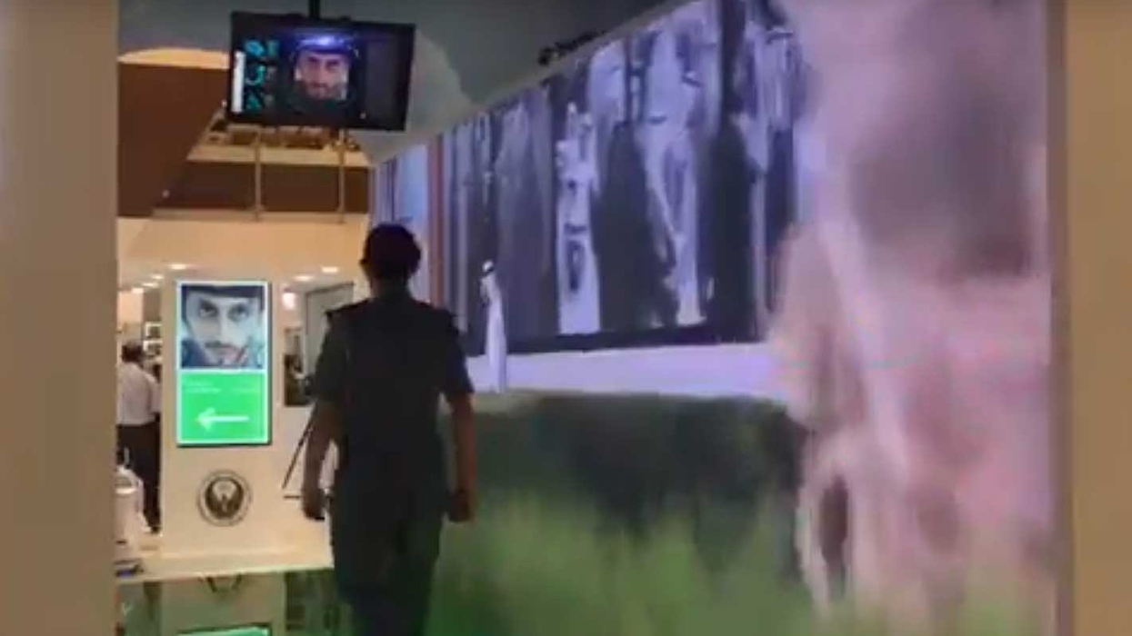 dubai airport scanner facial recognition