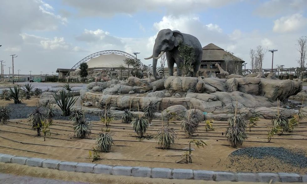 dubai safari construction blooloop