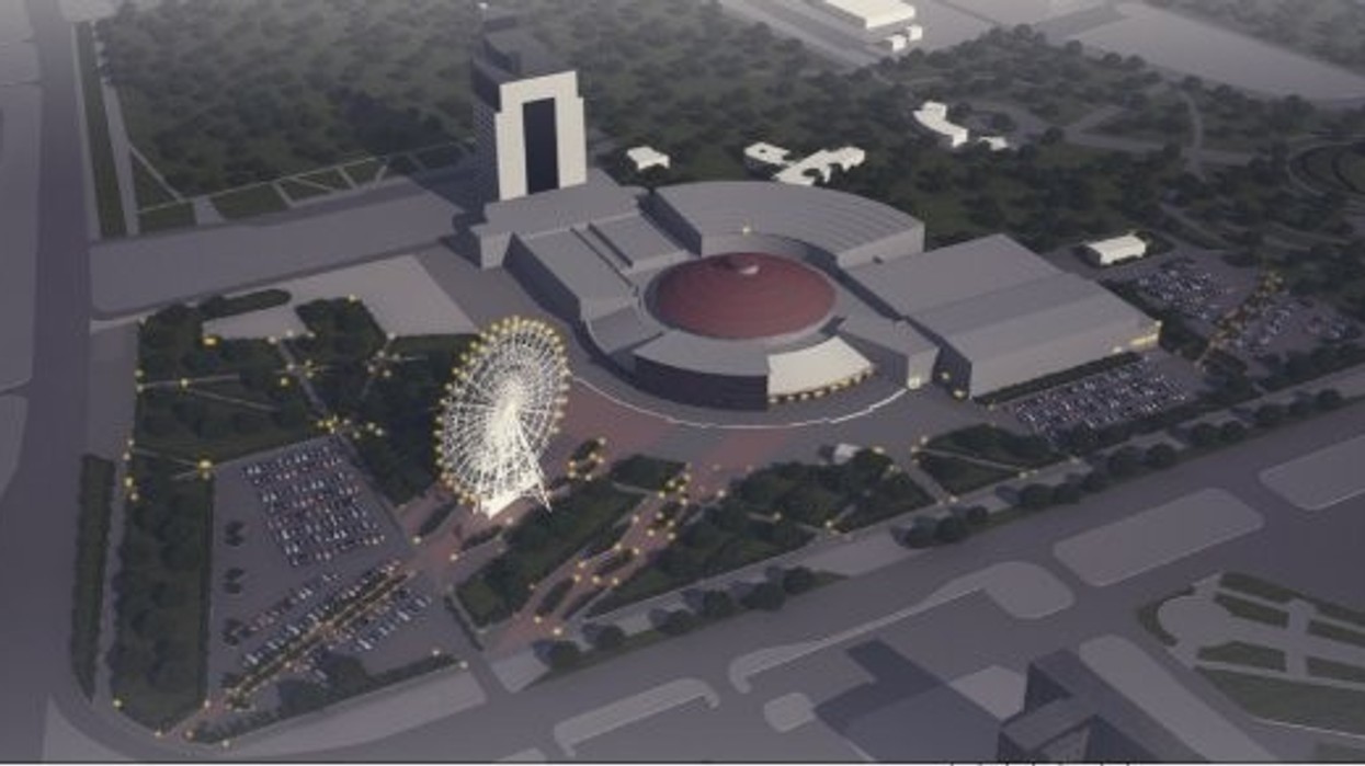 Duman Entertainment Centre Astana ferris wheel and waterpark