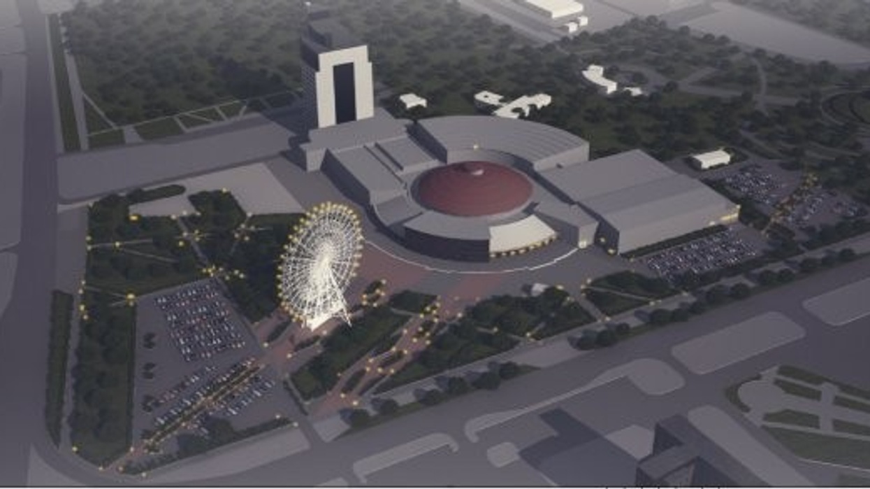 Duman Entertainment Centre Astana ferris wheel and waterpark