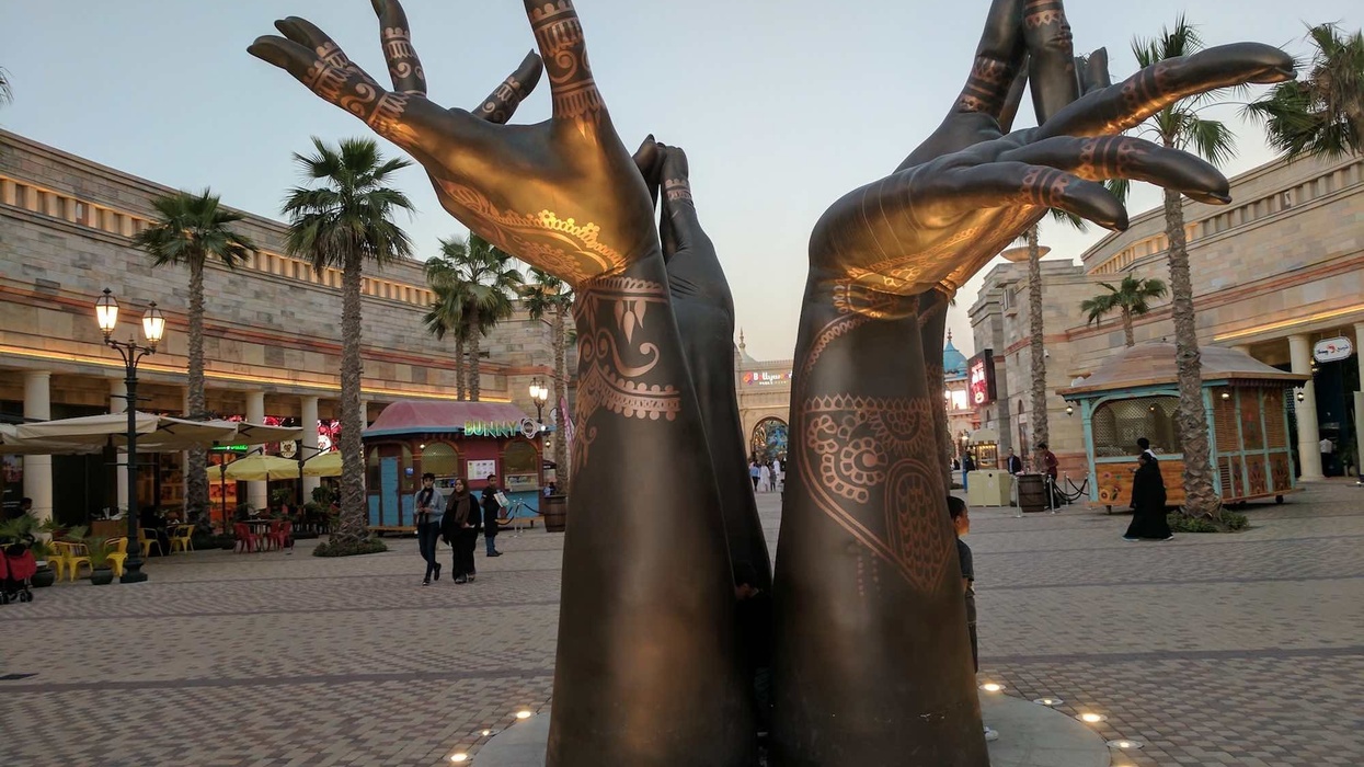 DXB Entertainments theme park Bollywood Parks Dubai at Dubai Parks and Resorts.