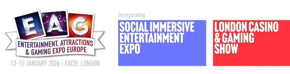 EAG Expo Europe 2026 banner with event dates and show details in London.