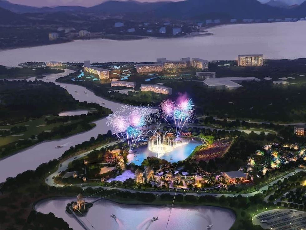 Early Concept Art of new Grupo Vidanta development
