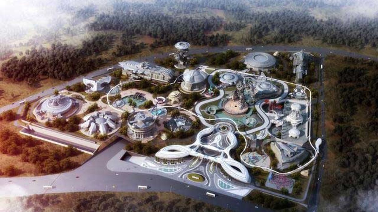 East Valley of Science and Fantasy in Guizhou Oriental Times media Corp china Vr theme park