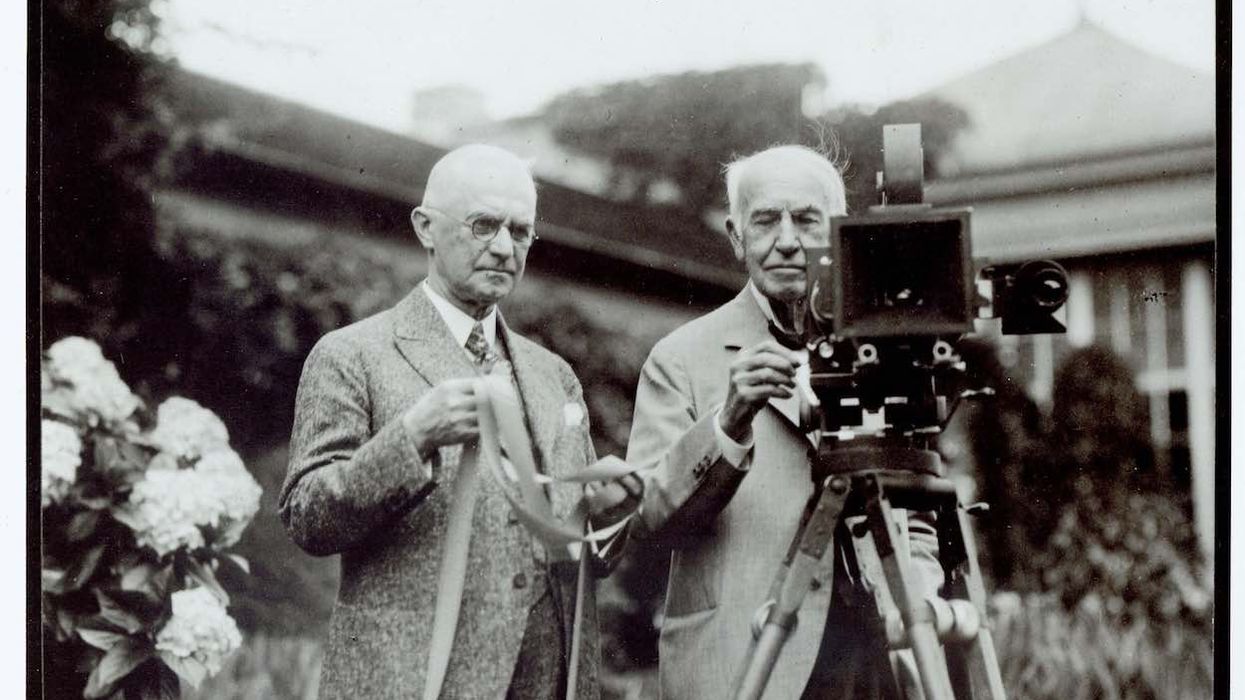 eastman and edison kodakcolor party 1928