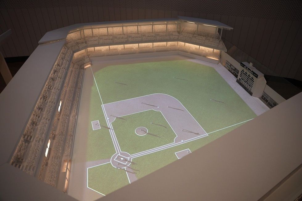 Ebbets field model projection