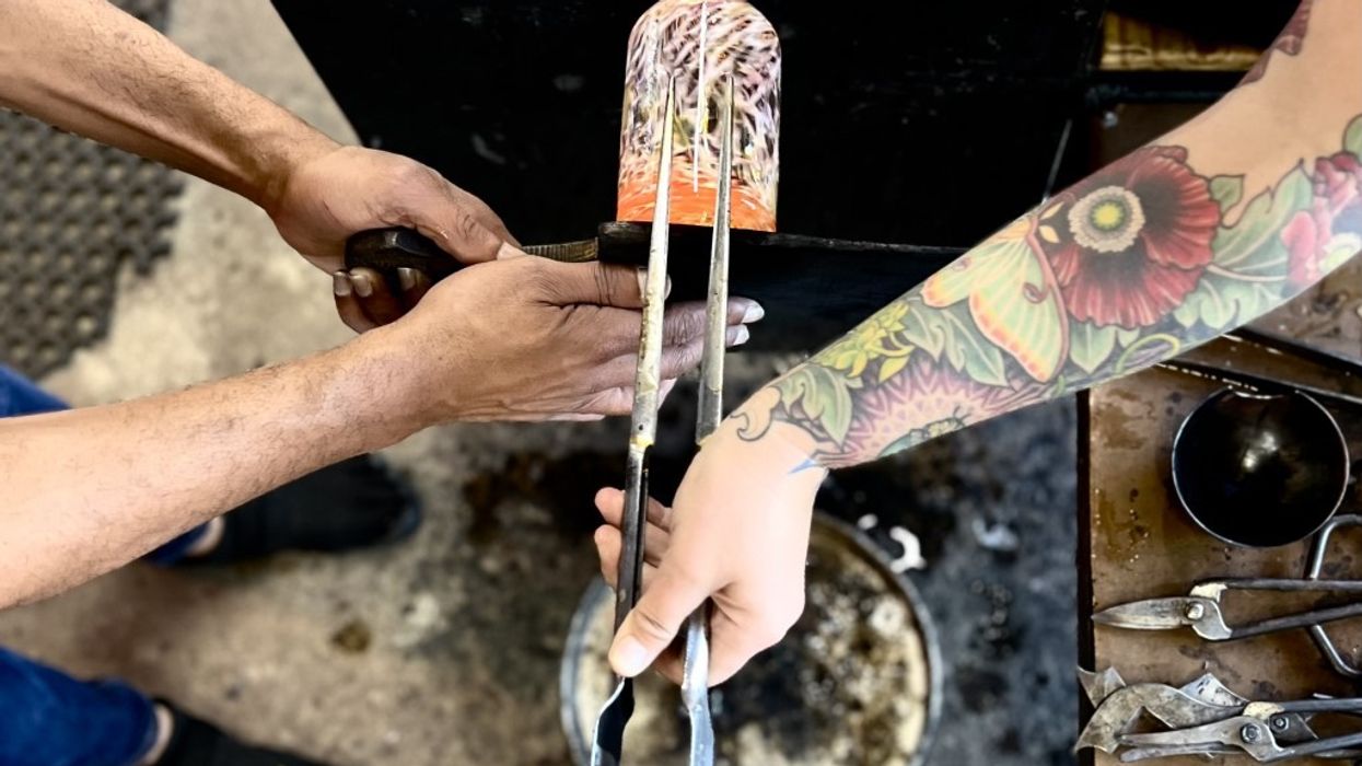 ECP Glass Creation Courtesy of North Carolina Glass Center