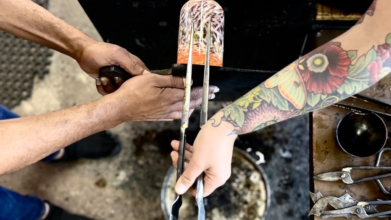 ECP Glass Creation Courtesy of North Carolina Glass Center