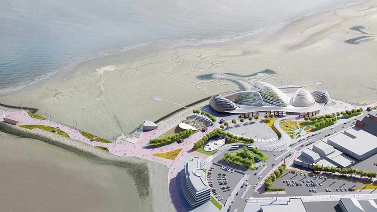 Eden Project North designs at Morecambe, Lancashire by Grimshaw
