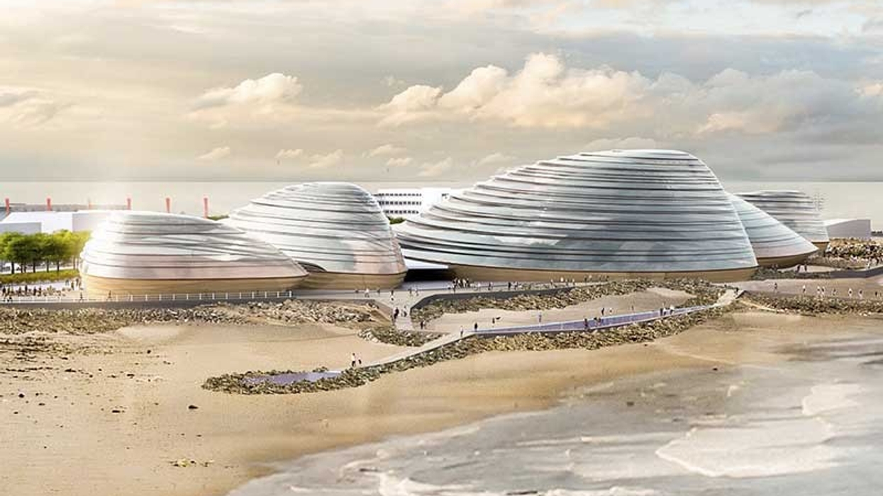 Eden Project North designs at Morecambe, Lancashire by Grimshaw