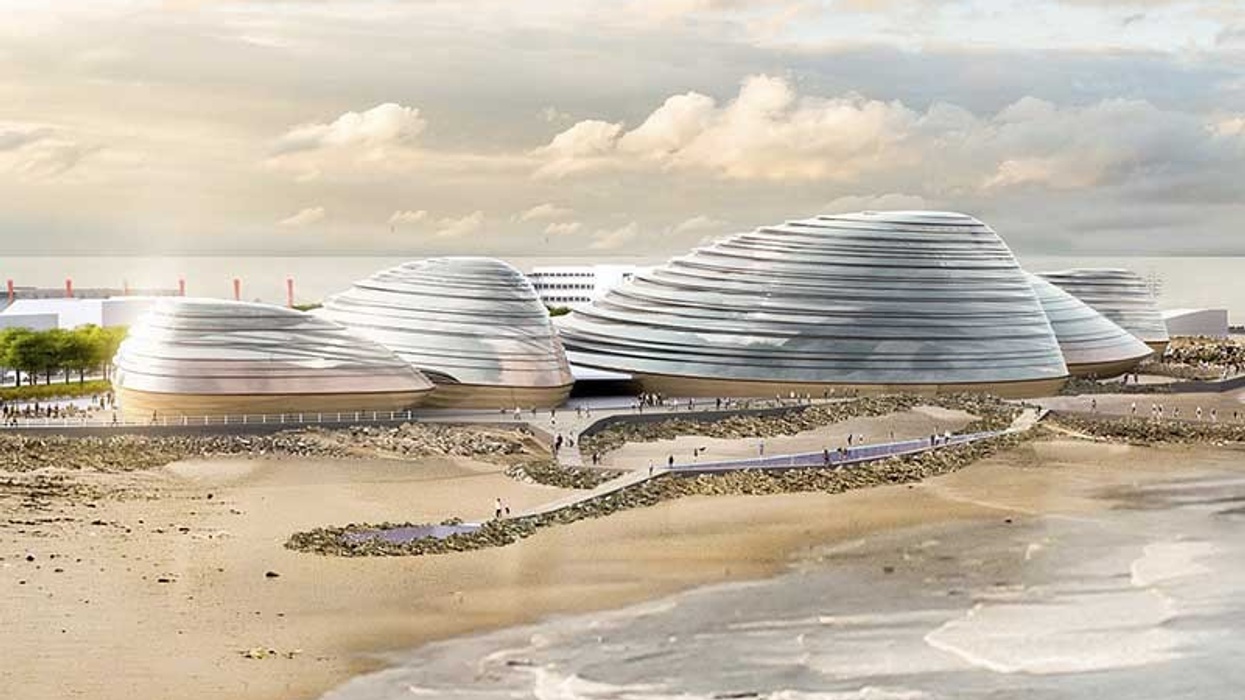 Eden Project North designs at Morecambe, Lancashire by Grimshaw