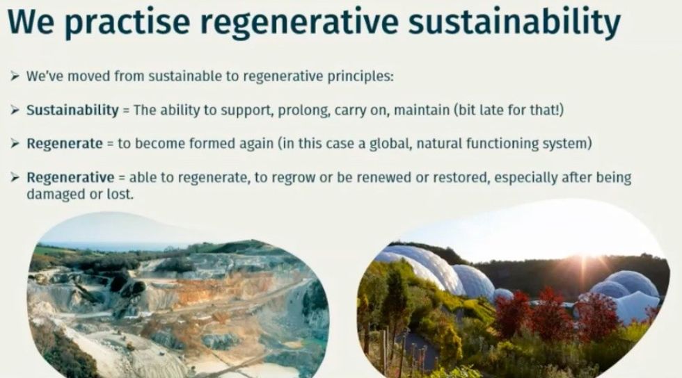 Eden Project regenerative sustainability