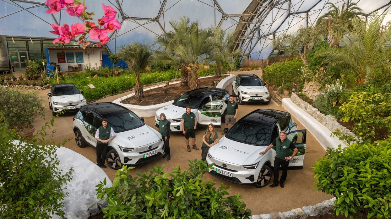 eden project volvo electric cars