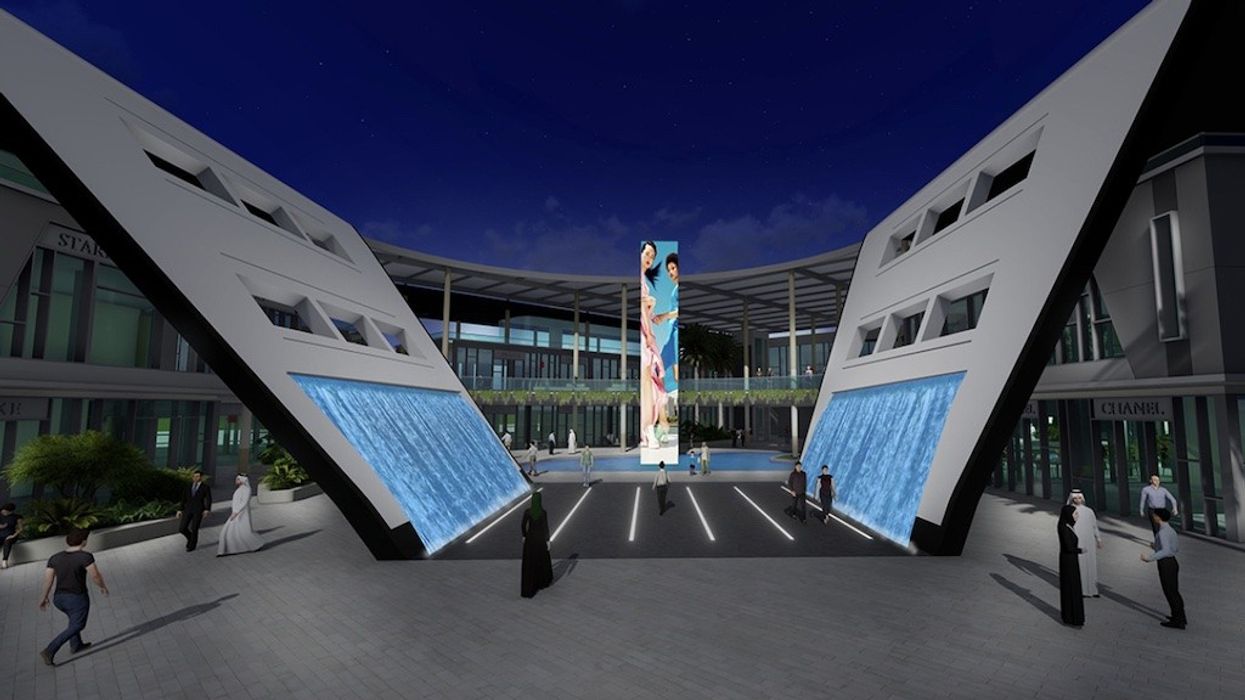 EDSA Cloward water feature Aarid Riyadh