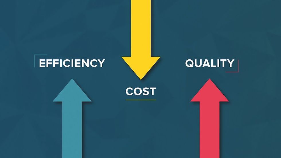 Efficiency, cost, quality