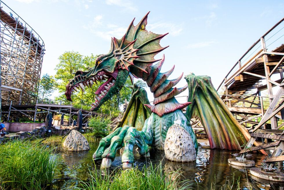 efteling dragon most visited theme parks
