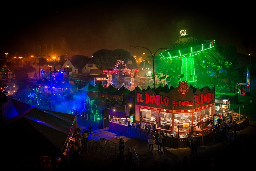 El Diablo & Swings – The Queen Mary’s Dark Harbor experiential marketing
