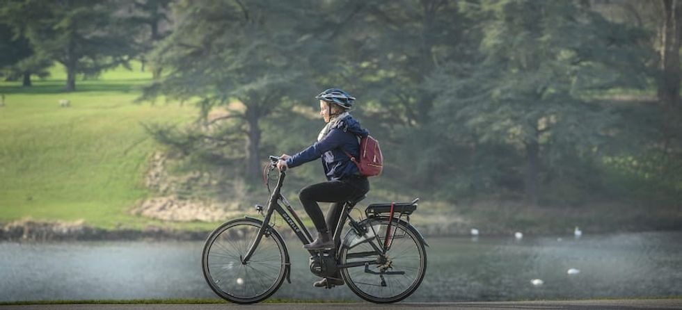 electric bike, blenheim palace
