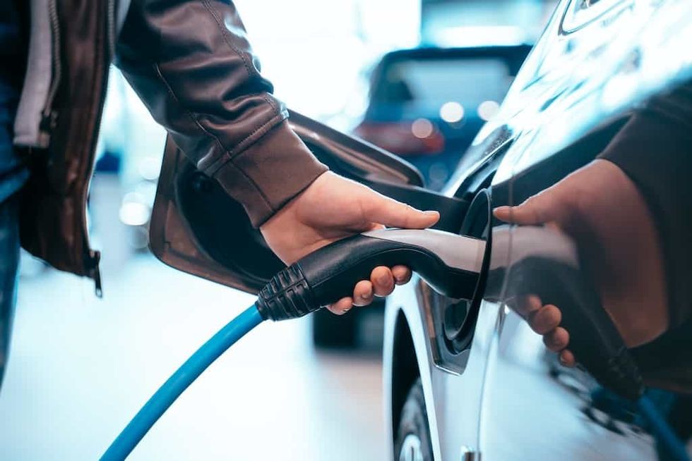 Electric-car-charging