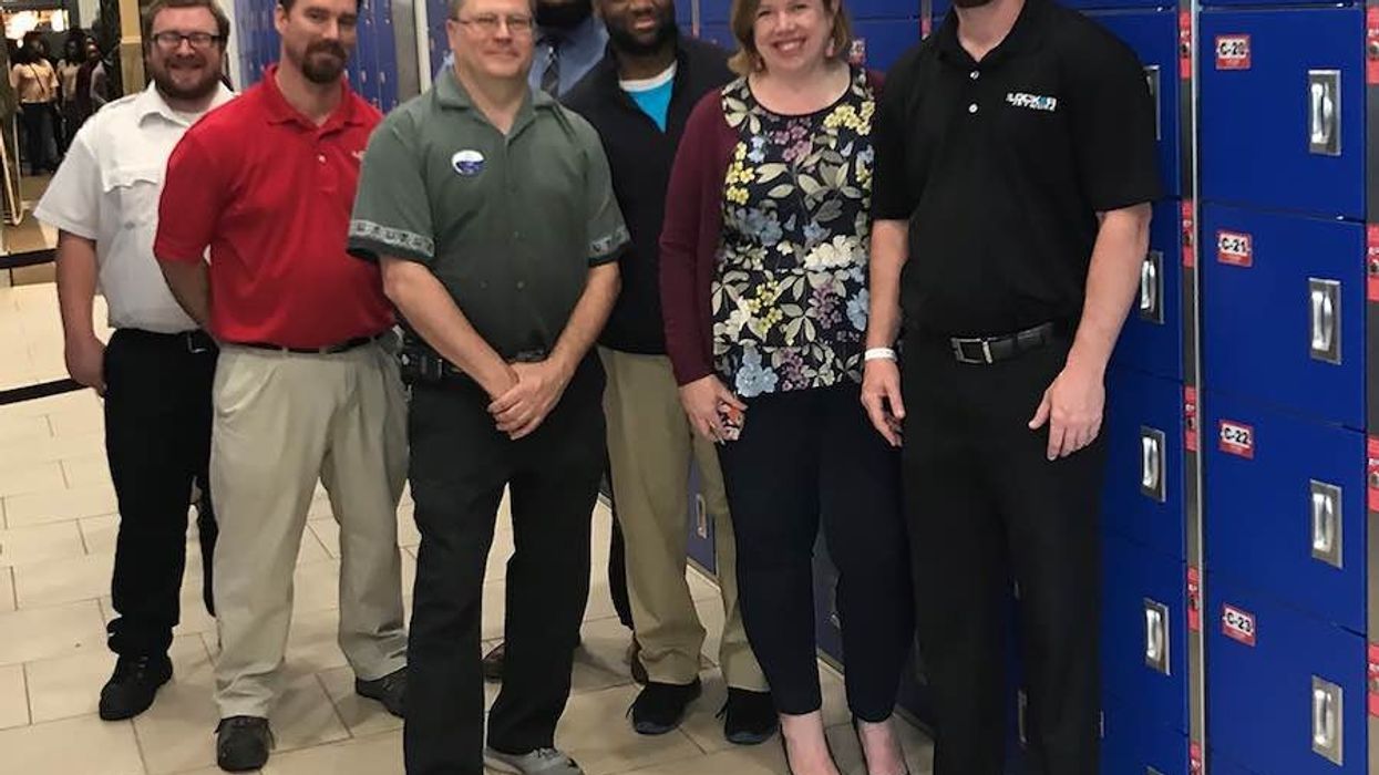 electronic locker system from The Locker Network with Shedd Aquarium Staff